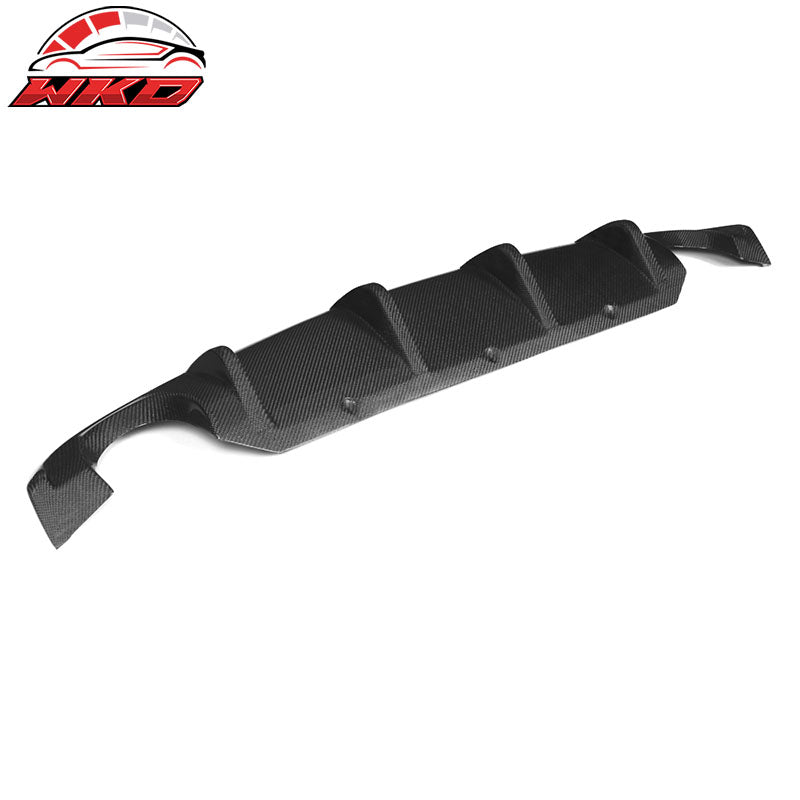 Wholesale 14-17 Infiniti Q50 S Style Rear Bumper Lip Diffuser Matte Carbon Fiber