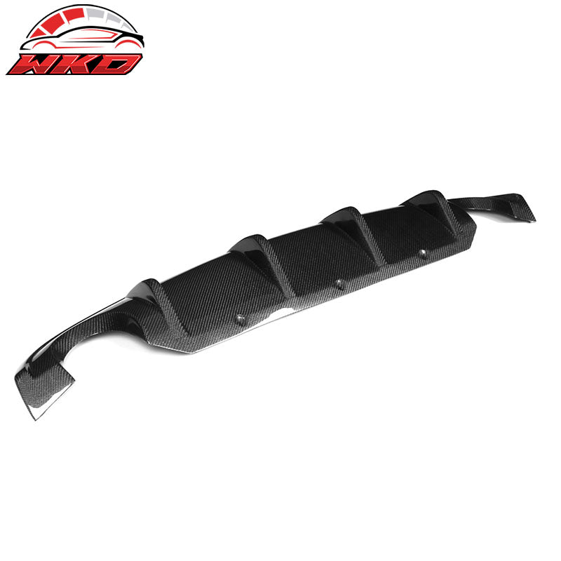 Fits 14-17 Infinite Q50 V37 S Style Rear Bumper Lip Diffuser FRP Carbon Fiber CF