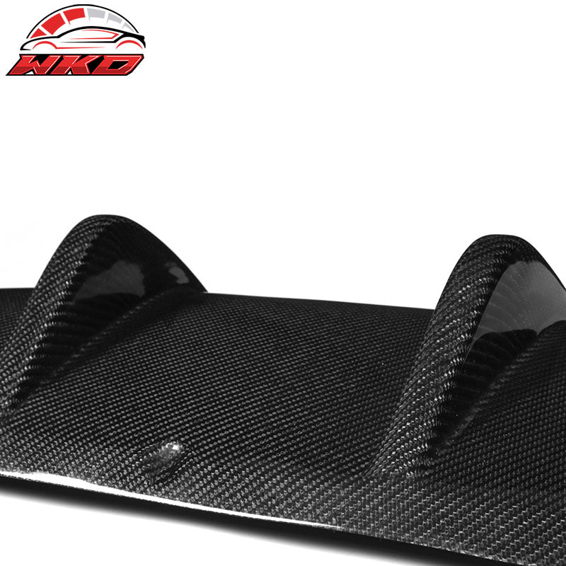 Fits 14-17 Infinite Q50 V37 S Style Rear Bumper Lip Diffuser FRP Carbon Fiber CF