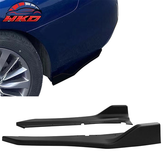 Wholesale  18-24 Infiniti Q50 Rear Bumper Lip Side Splitter Corner Apron PP Matte Black