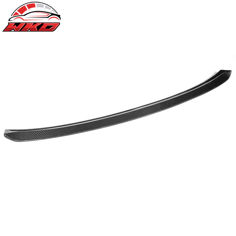 Fits 14-24 Infiniti Q50 V37 ST Roof Spoiler Matte Carbon Fiber