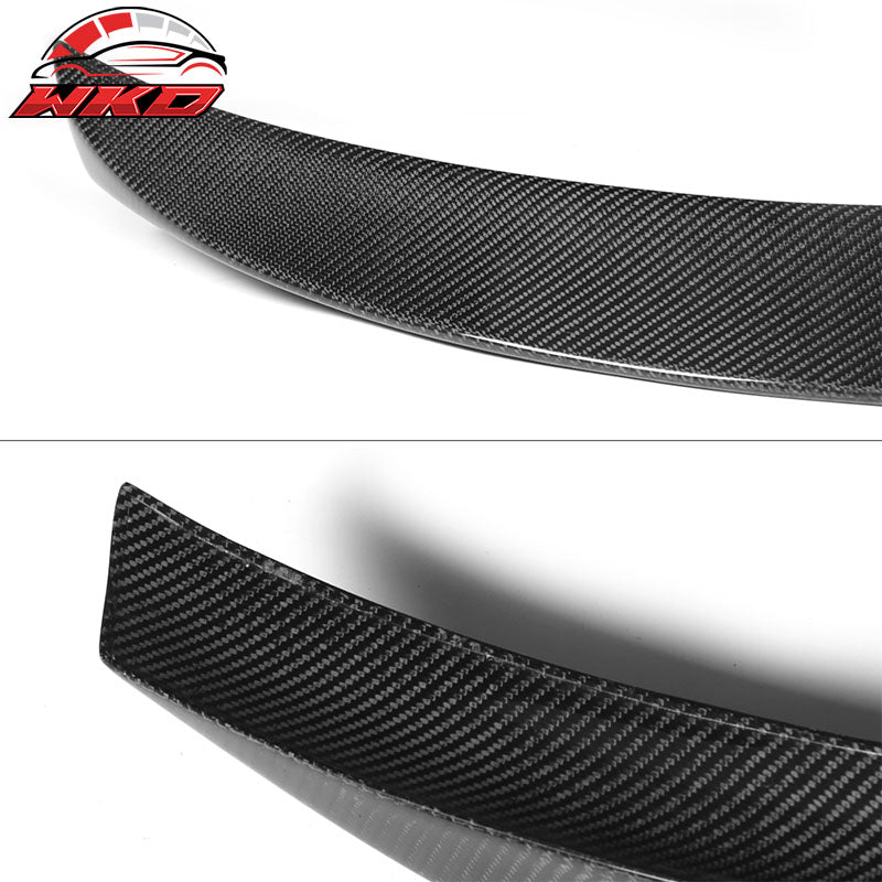 Fits 14-24 Infiniti Q50 ST Style Trunk Spoiler Wing - Matte Carbon Fiber