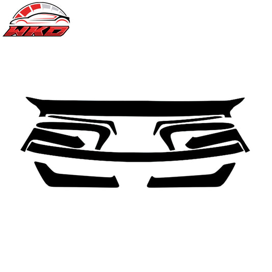 Wholesale 17-22 Infiniti Q60 Grill Foglight Vents Chrome Delete Vinyl Gloss Black