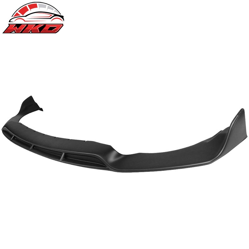 Fits 17-19 Infiniti QX30 IKON Style Front Bumper Lip Spoiler Unpainted Black PP
