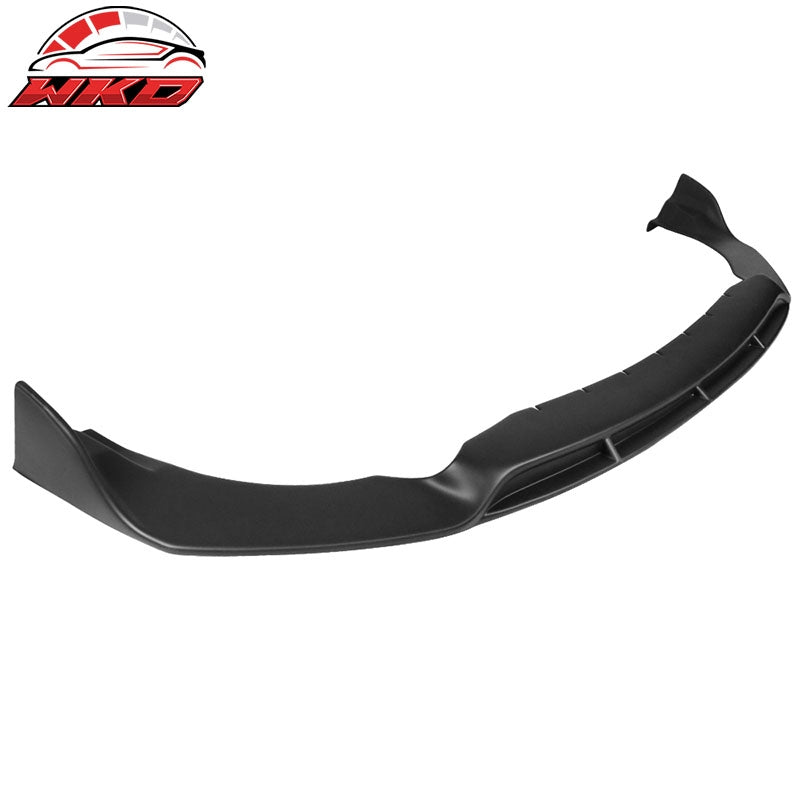 Fits 17-19 Infiniti QX30 IKON Style Front Bumper Lip Spoiler Unpainted Black PP