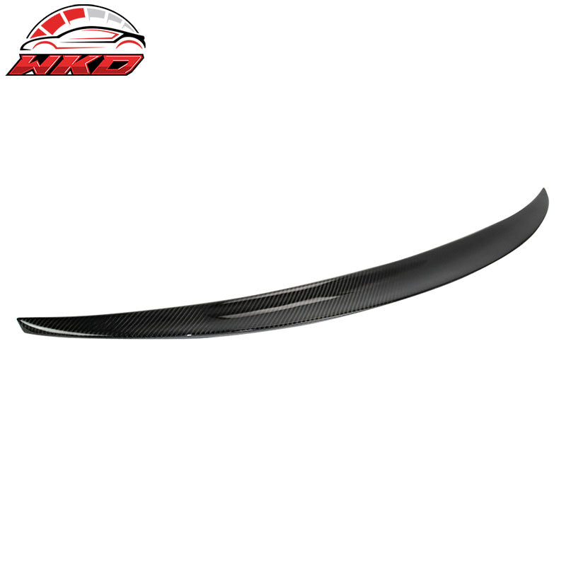 Rear Trunk Spoiler Lip Wholesale 14-24 Infiniti Q50 Performance Style Carbon Fiber CF