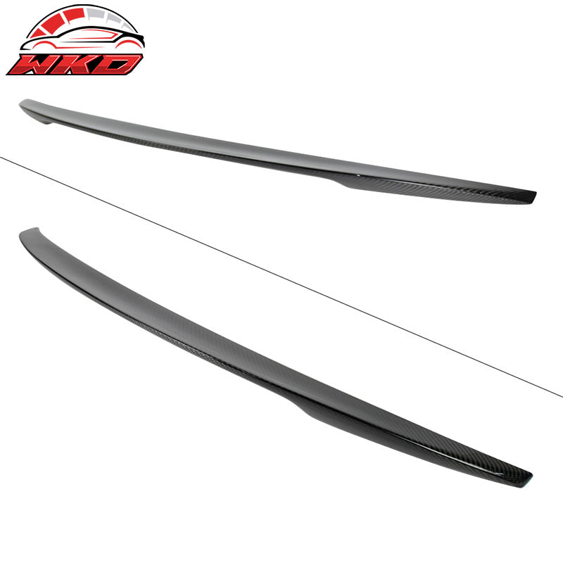 Fits 14-24 Infiniti Q50 Performance Style Rear Trunk Spoiler Matte Carbon Fiber