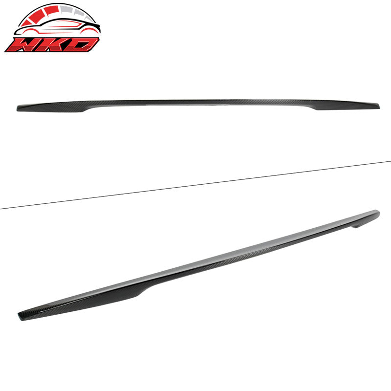 Fits 14-24 Infiniti Q50 Performance Style Rear Trunk Spoiler Matte Carbon Fiber