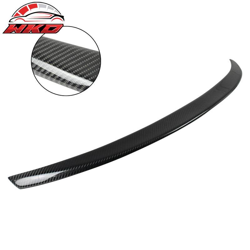 Fits 14-24 Infiniti Q50 IKON Style Carbon Fiber CF Rear Trunk Spoiler Wing Lip