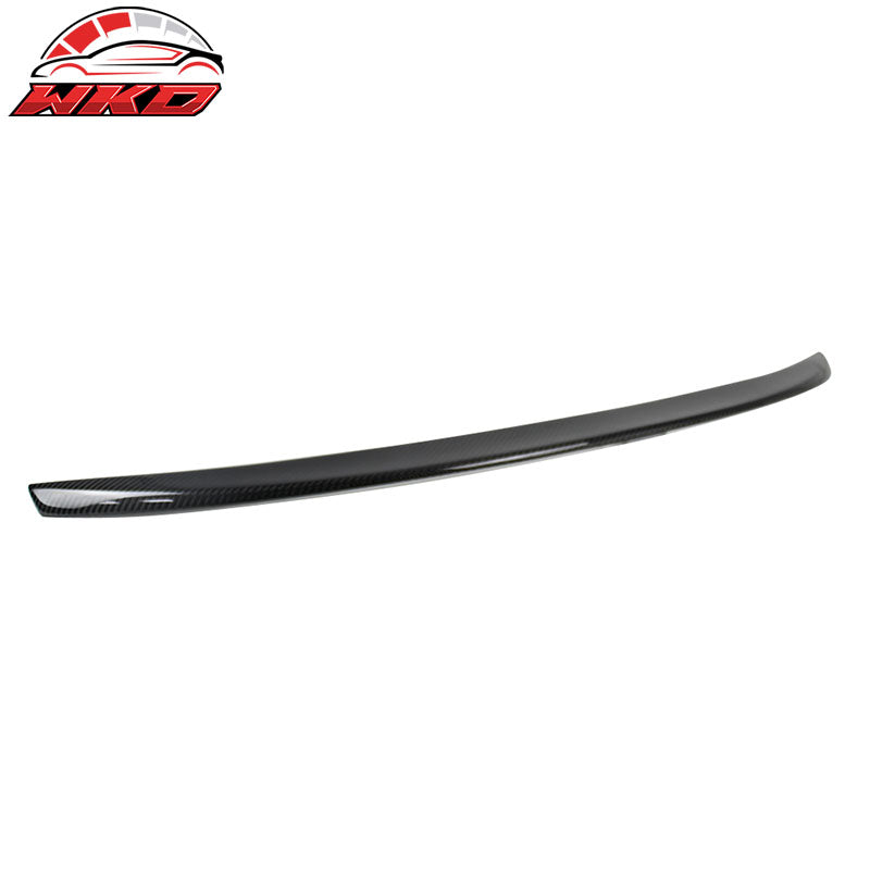 Fits 14-24 Infiniti Q50 IKON Style Carbon Fiber CF Rear Trunk Spoiler Wing Lip