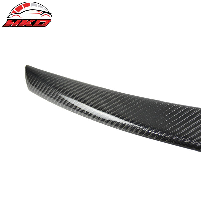 Fits 14-24 Infiniti Q50 IKON Style Carbon Fiber CF Rear Trunk Spoiler Wing Lip