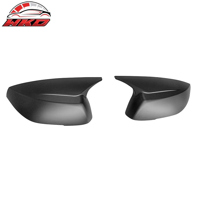 Fits 14-23 Infiniti Q50 Q60 Q70 QX30 Matte Black Rear View Side Mirror Cover Cap