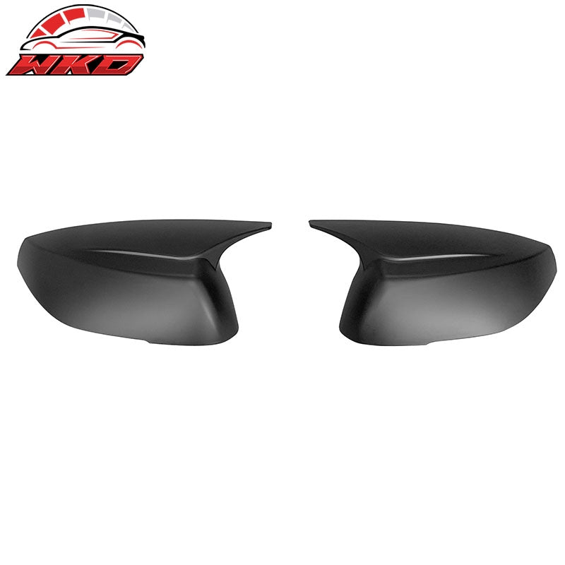 Fits 14-23 Infiniti Q50 Q60 Q70 QX30 Matte Black Rear View Side Mirror Cover Cap