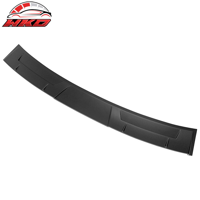 Fits 14-24 Infiniti Q50 V Style Matte Black Rear Window Roof Spoiler Visor Wing