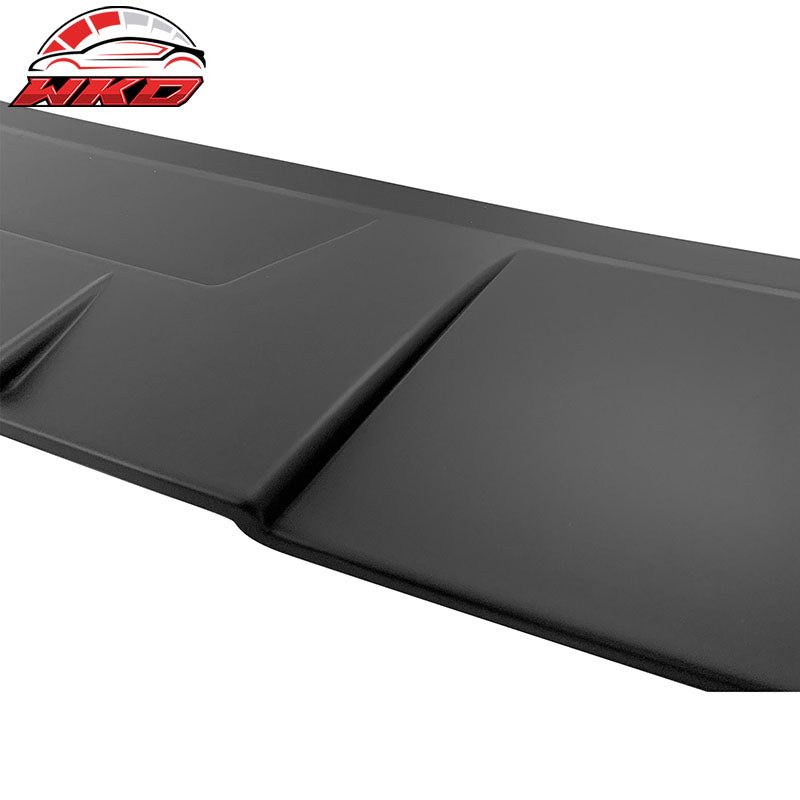 Fits 14-24 Infiniti Q50 V Style Matte Black Rear Window Roof Spoiler Visor Wing