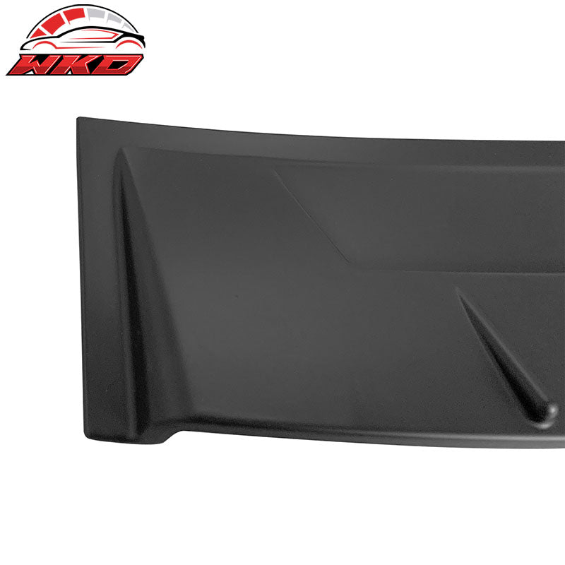 Fits 14-24 Infiniti Q50 V Style Matte Black Rear Window Roof Spoiler Visor Wing