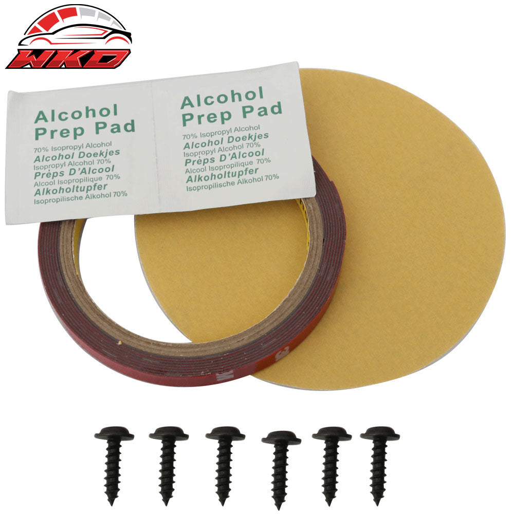 Double Sided Tape 3M Adhesive Automotive Mounting Screws Installation Kit