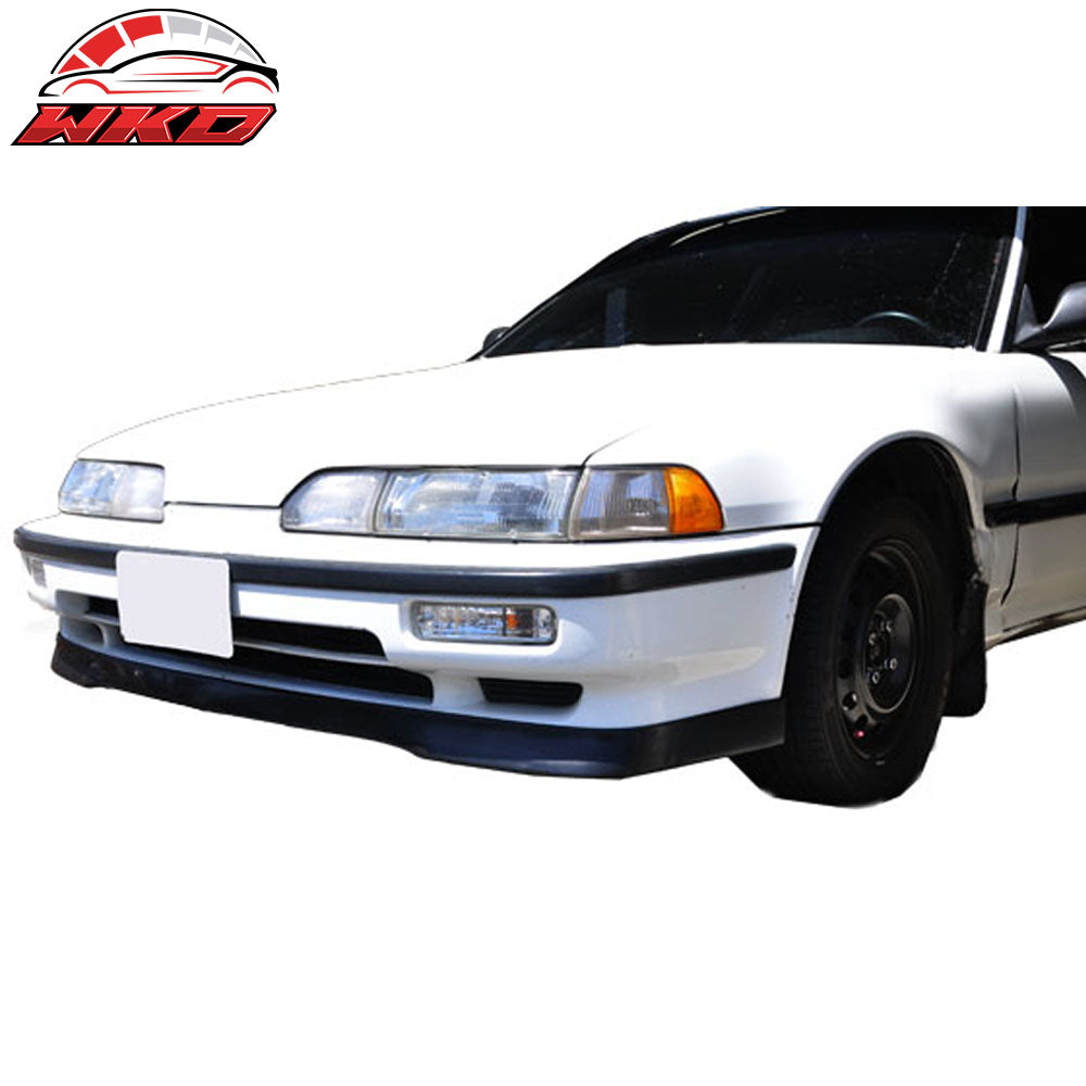 Fits 90 91 Acura Integra T-R Style Type R Front Bumper Lip Spoiler - PU