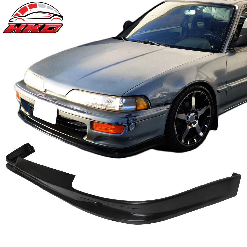 Fits 92-93 Acura Integra Mugen Style Front Bumper Lip - PU
