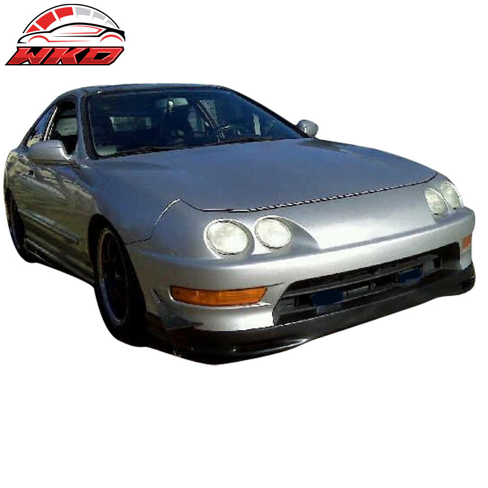 Fits 98-01 Acura Integra Front Bumper Lip Spoiler Splitter PU