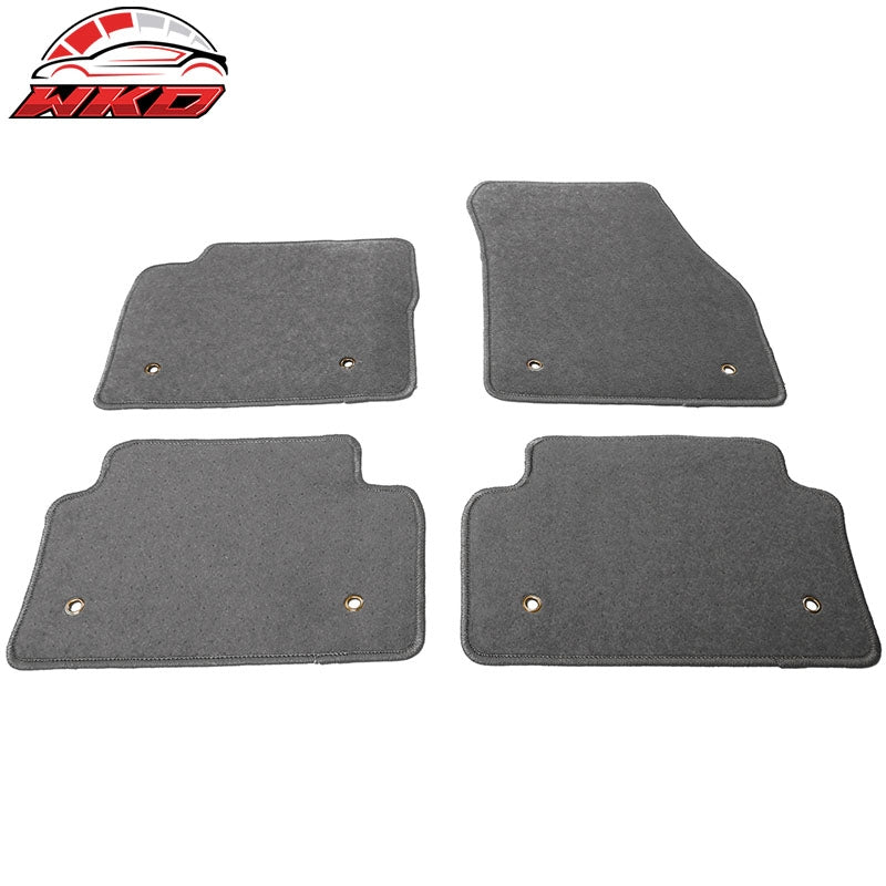 Fits 18-23 Jaguar E-Pace Front Rear Car Floor Mats Liner Carpets Set Nylon Gray