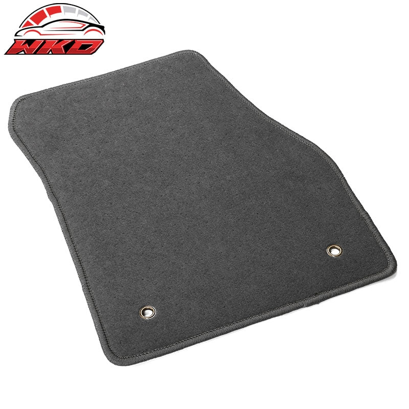 Fits 18-23 Jaguar E-Pace Front Rear Car Floor Mats Liner Carpets Set Nylon Gray
