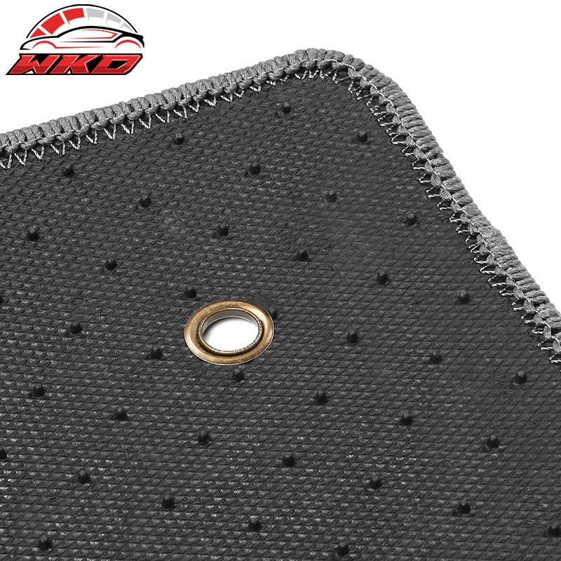 Fits 18-23 Jaguar E-Pace Front Rear Car Floor Mats Liner Carpets Set Nylon Gray
