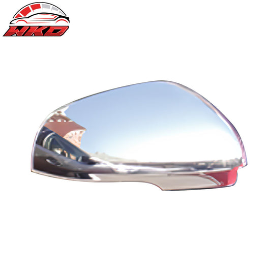 Wholesale 10-14 Jaguar XK-Series Rear Side View Mirror Covers Caps Overlay Chrome ABS