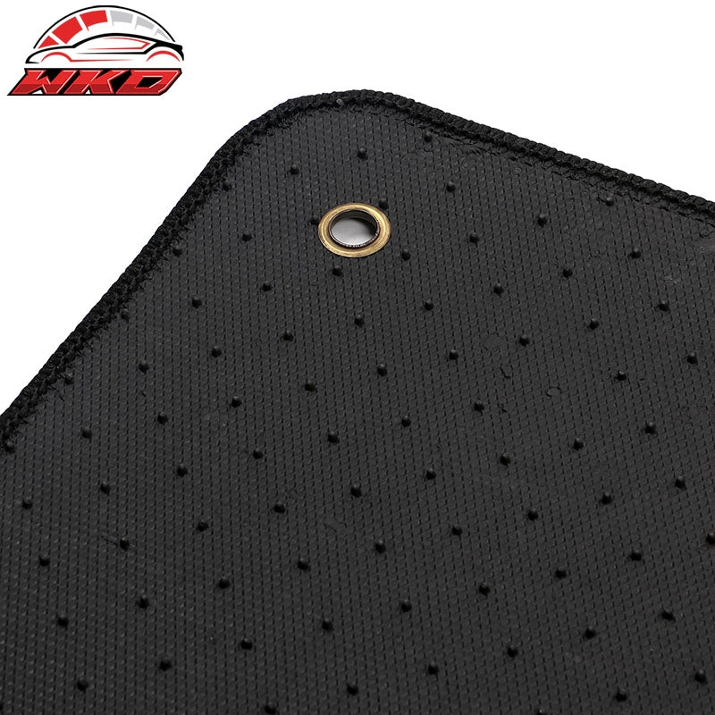 Fits 14-23 Jeep Cherokee Anti-Slip Front Rear Floor Mats Carpet Nylon 4PCS Black