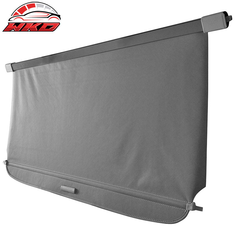Fits 07-16 Jeep Compass 07-17 Patriot Tonneau Cover Retractable Rear Cargo Gray