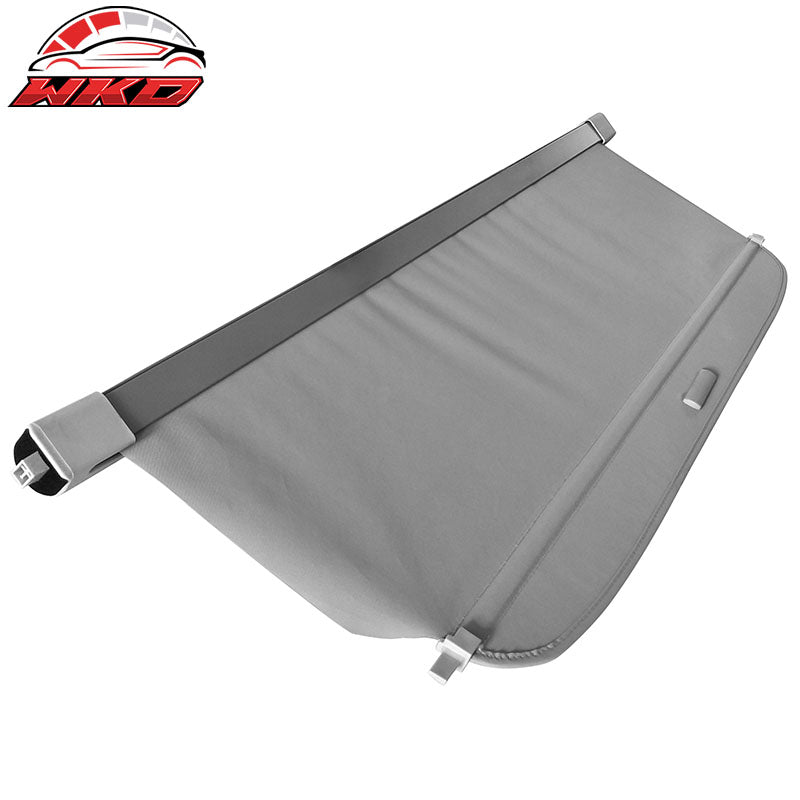 Fits 07-16 Jeep Compass 07-17 Patriot Tonneau Cover Retractable Rear Cargo Gray