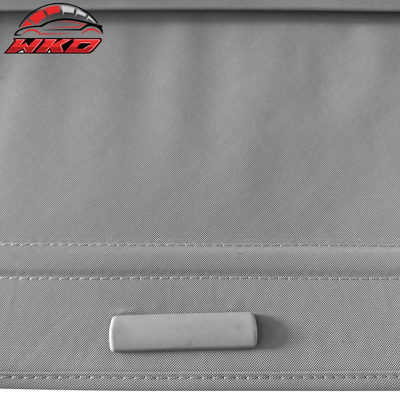 Fits 07-16 Jeep Compass 07-17 Patriot Tonneau Cover Retractable Rear Cargo Gray