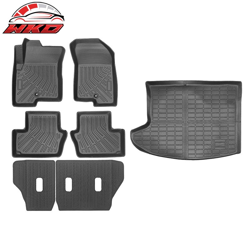 Wholesale 07-17 Jeep Compass MP & Patriot TPE Floor Mats + Trunk Mat + Backrest Mats