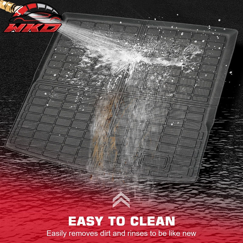 Fits 07-17 Jeep Compass MP & Patriot TPE Floor Mats + Trunk Mat + Backrest Mats