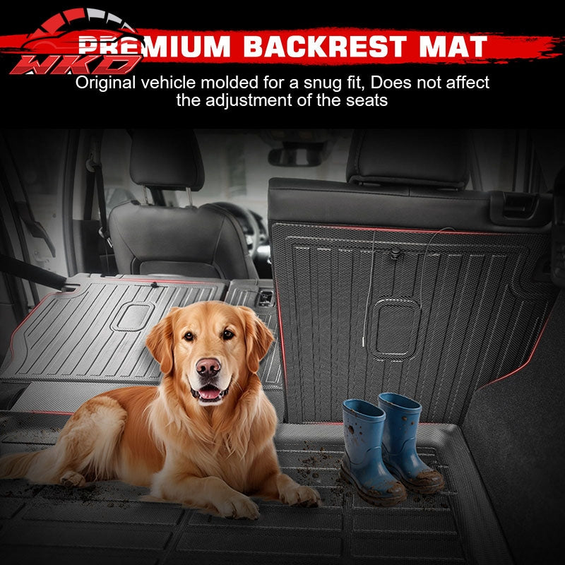 Fits 07-17 Jeep Compass MP & Patriot TPE Floor Mats + Trunk Mat + Backrest Mats