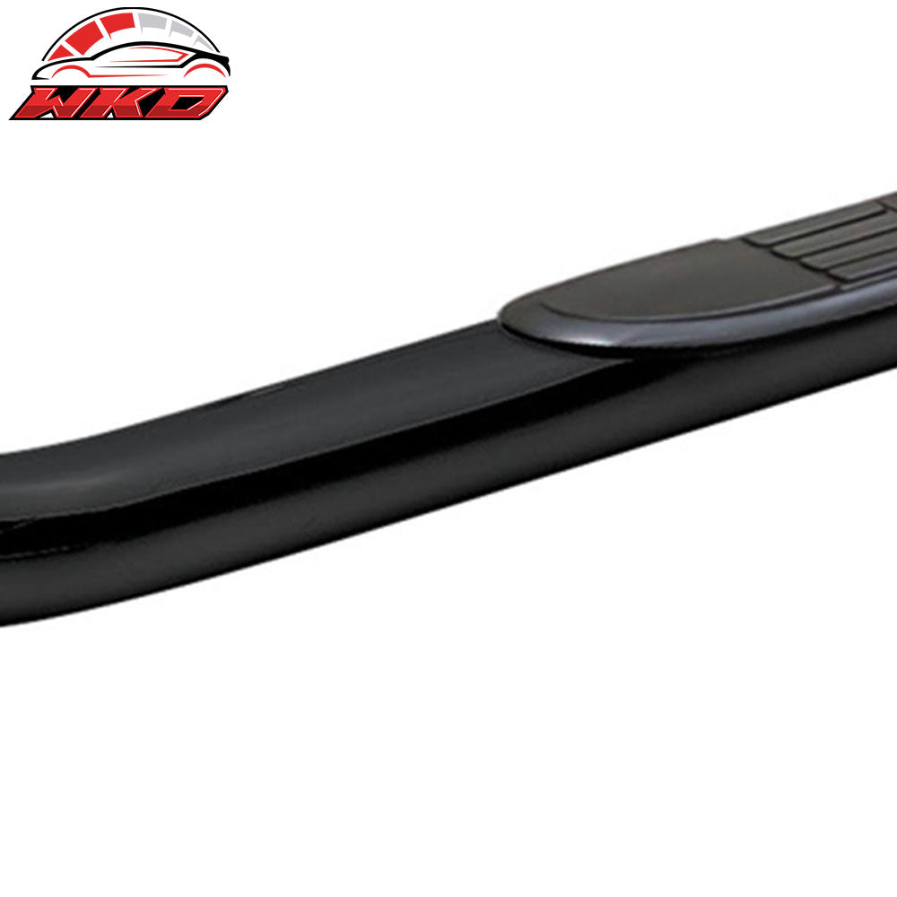 Fits 08-16 Jeep Compass 3" Round Running Boards Side Step Bars