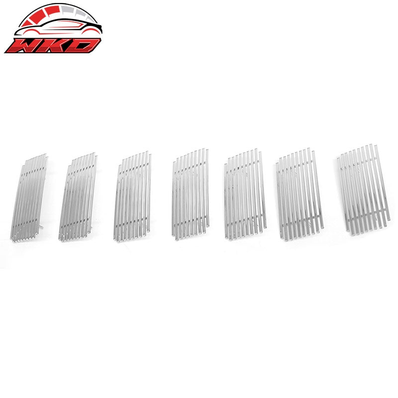 Fits 2011-2013 Jeep Grand Cherokee Billet Style Grille Chrome Stainless Steel