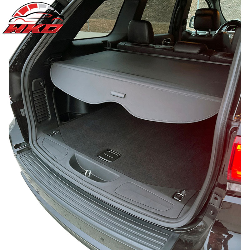 Fits 11-21 Grand Cherokee Black Cargo Cover Retractable Security Luggage Shade