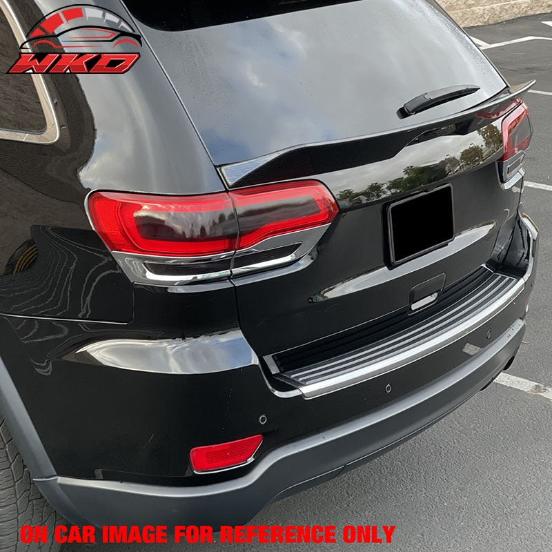 Fits 14-22 Jeep Grand Cherokee DuckBill ABS Add-on Trunk Spoiler Lip Gloss Black