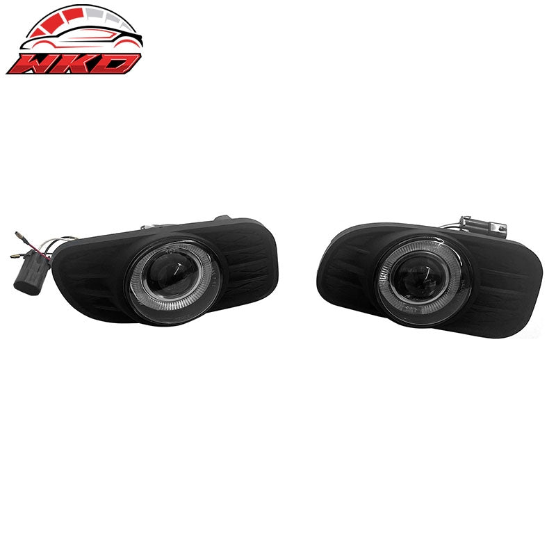 Wholesale 99-03 Jeep Grand Cherokee Fog Lights Black Housing Clear Lens Lamps Pair - Wikond Auto