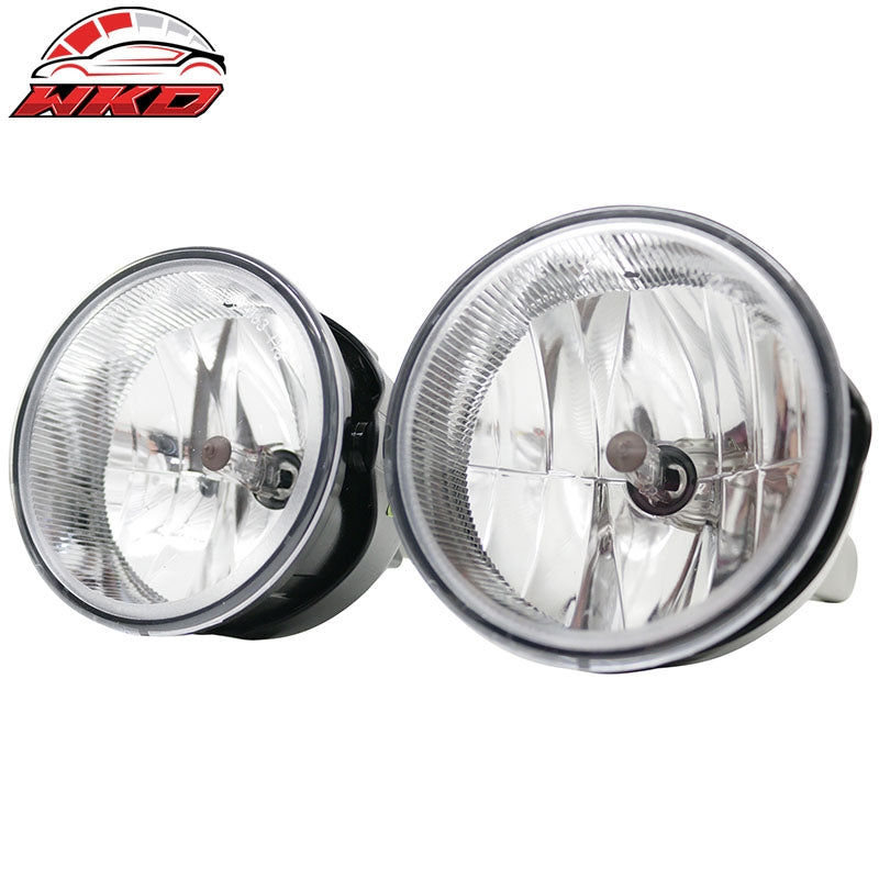 Wholesale 04-10 Jeep Grand Cherokee Front Bumper Fog Lights Lamp Assembly Clear Lens - Wikond Auto