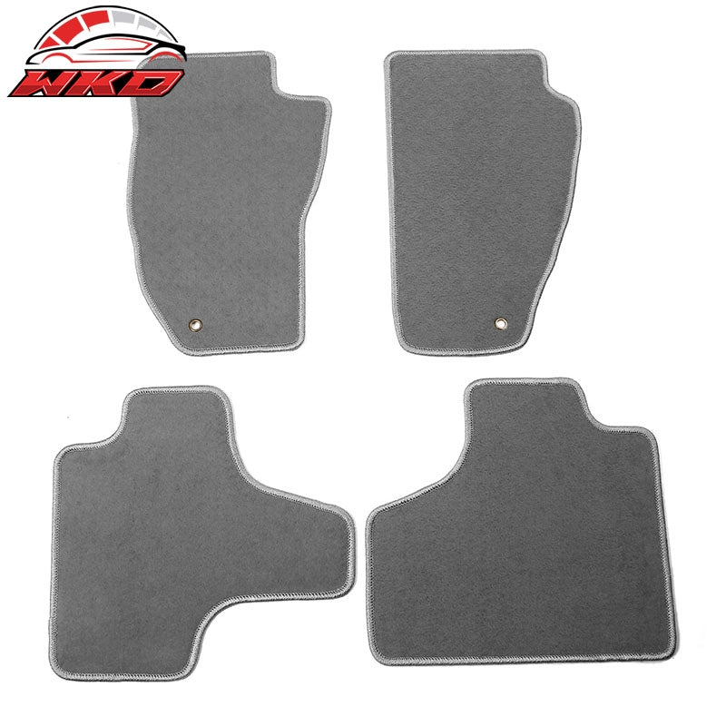 Wholesale 08-13 Jeep Liberty Car Floor Mats Liner Front Rear Nylon Grey Carpets 4PC