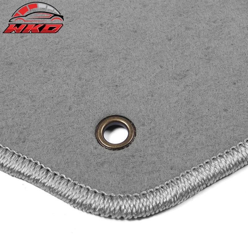 Fits 08-13 Jeep Liberty Car Floor Mats Liner Front Rear Nylon Grey Carpets 4PC