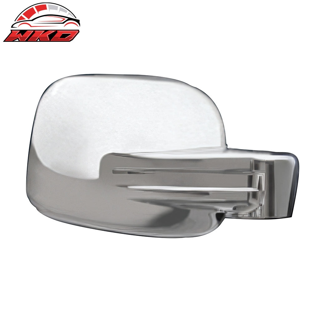Wholesale 02-07 Jeep Liberty 2PCS Side Rearview Mirror Cover Cap Replacement Chrome