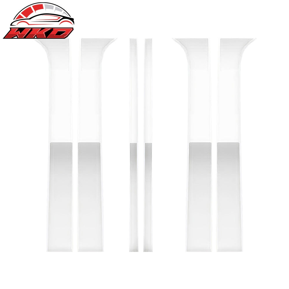 Wholesale 02-07 Jeep Liberty 6PC Window Pillar Post Door Trims Chrome Stainless Steel