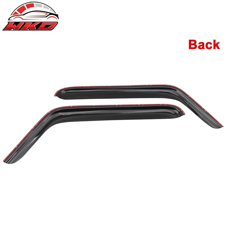 For 07-18 Jeep Wrangler JK 3D TPE Floor Mats All Season Carpets + Window Visors