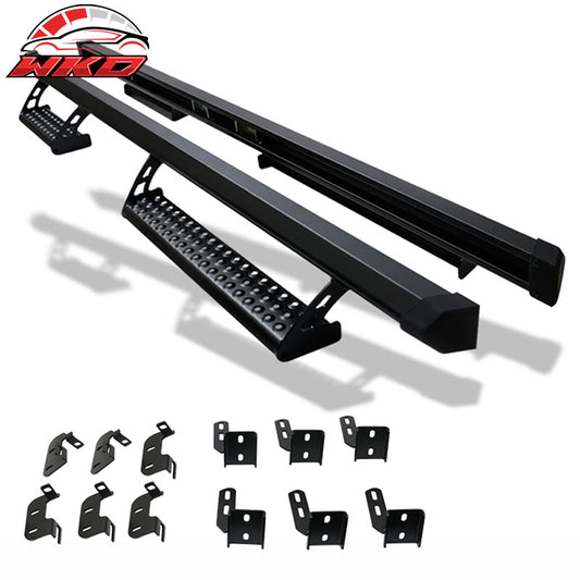 Wholesale 07-18 Jeep Wrangler JK 4-Door Offroad Style 2PCS Running Boards Nerf Bars