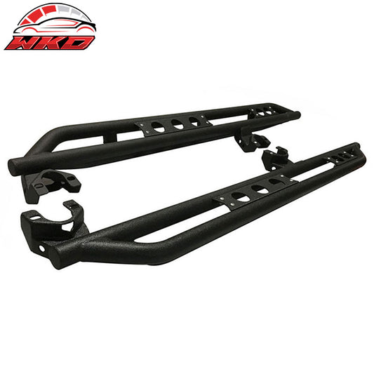 Wholesale 07-18 Jeep Wrangler 4DR Black Side Steps Nerf Bars Running Board - 2PC