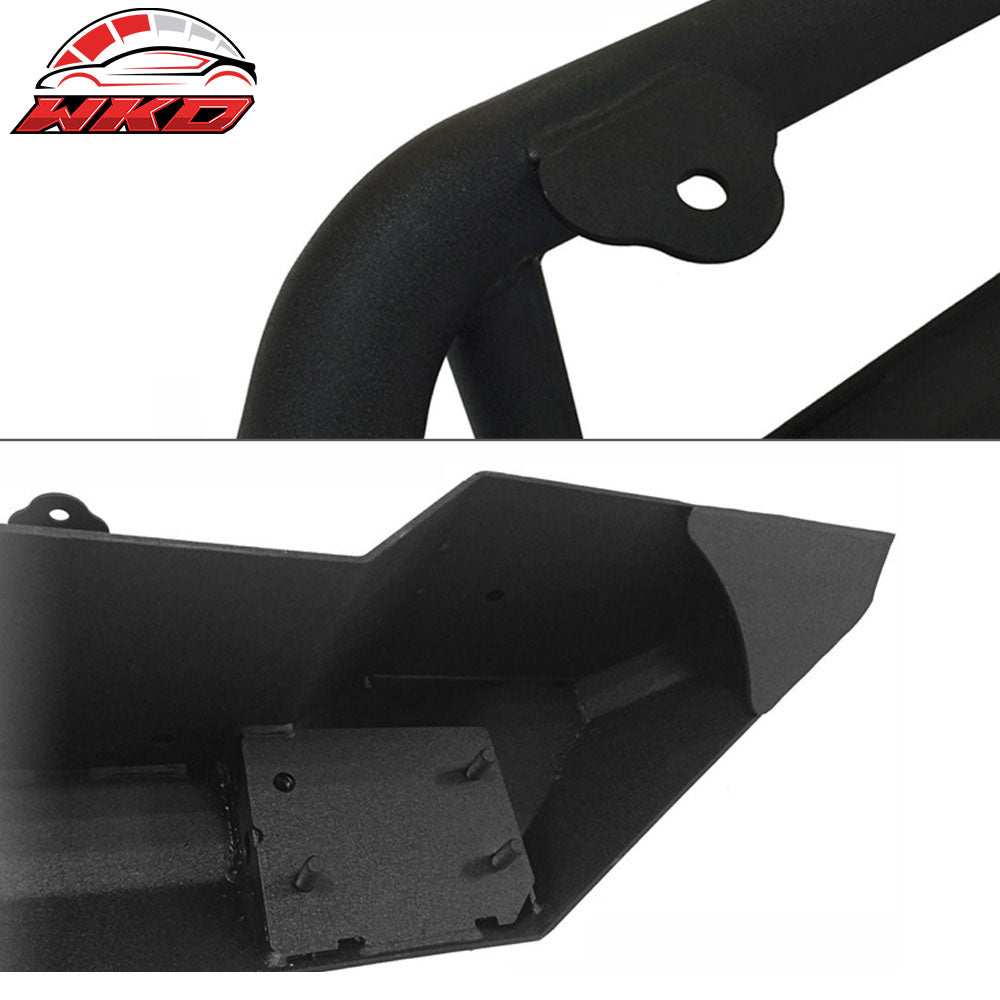 Fits 07-17 Jeep Wrangler Front Bumper Guard Bull Bar Brush Push Grille