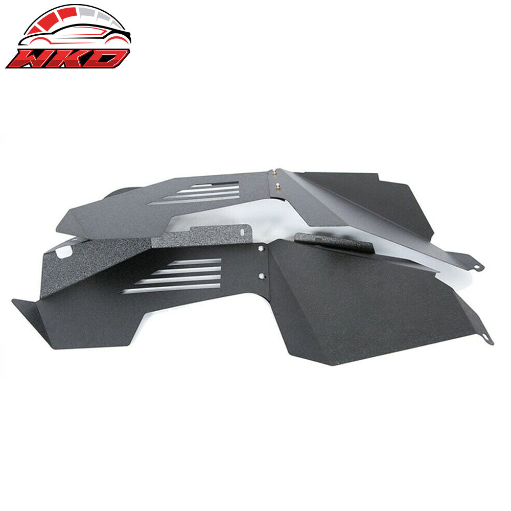 Fits 07-18 Jeep Wrangler JK Steel Powder Coated Front Inner Fender Liners